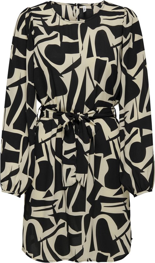 Only ONLHELENA LIFE L/ S BELT DRESS PTM Robe Femme - Taille XL