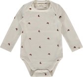 A Tiny Story baby romper long sleeve Unisex Rompertje - creme - Maat 74