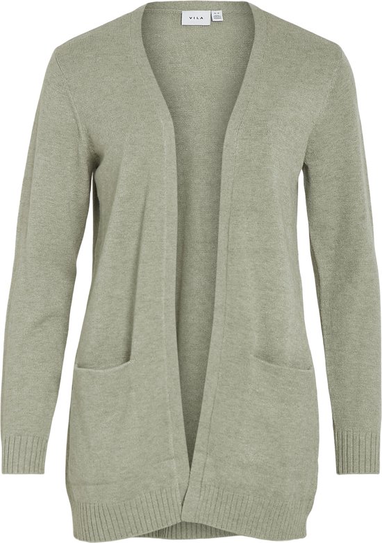 Vila Cardigan Viril Open L/s Knit Cardigan - Noos 14044041 Oil Green Taille Femme - S