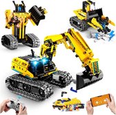 West 3 in 1 technisch speelgoed - rc auto - Robot - Bulldozer - Graafmachine - Speelgoed