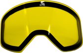 Polarshred Magnetische replacement lens Geel (slecht weer lens) - voor Skibril / Snowboardbril