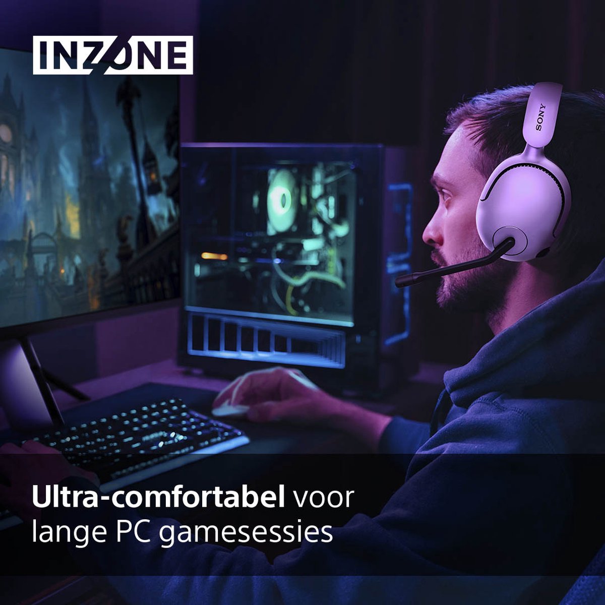 Sony INZONE H5 - Draadloze Game koptelefoon - Wit thumbnail 7