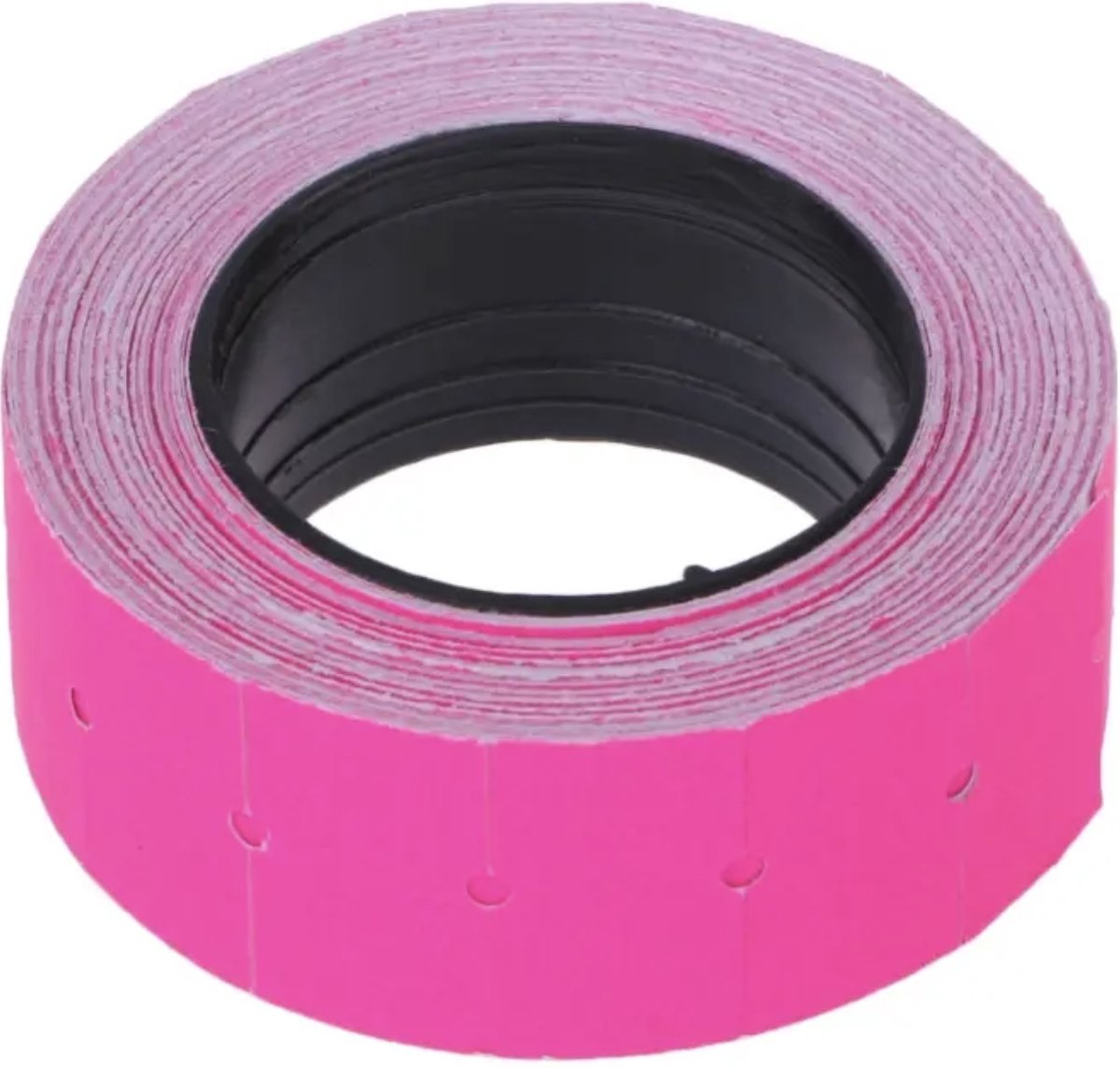 Prijsrol stickers - Prijsrollen voor prijstang - 23 x 15mm - 5000 stuks - Roze