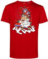 T-shirt Alaaf | Carnavalskleding heren | Carnaval Kostuum | Foute Party | Rood | maat 4XL