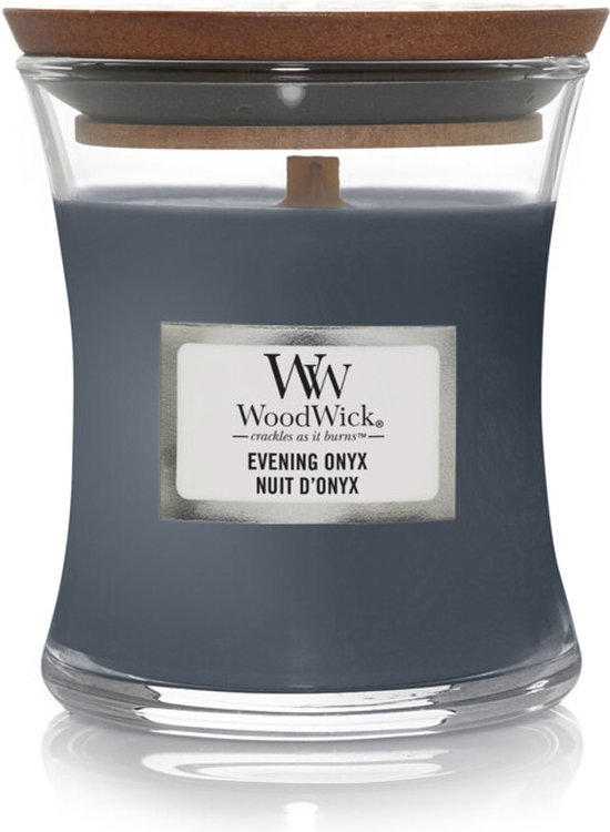 Woodwick Evening Onyx Mini Candle - Bougie parfumée