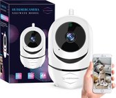 Comfygoods Huisdiercamera met gratis E-book - Beveiligingscamera - Security camera - Full HD - 1296P - Babyfoon met camera en app - Hondencamera - 3MP - WiFi - Nachtzicht - Beweeg en geluidsdetectie - Werkt met app