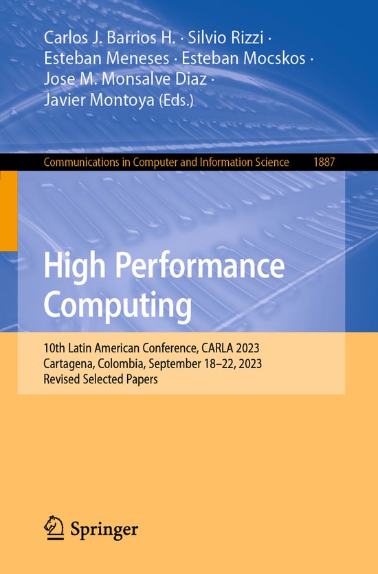 Communications in Computer and Information Science1887- High ... - cover