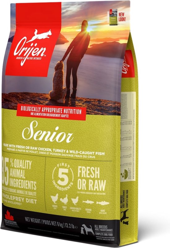 Orijen whole prey senior dog - 6 KG