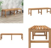 vidaXL Banc de jardin 150 cm Bois de teck massif - Banc - Canapés - Banc de jardin - Bancs de jardin