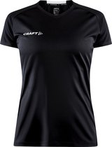 Craft Progress 2.0 Shirt Korte Mouw Dames - Zwart | Maat: S