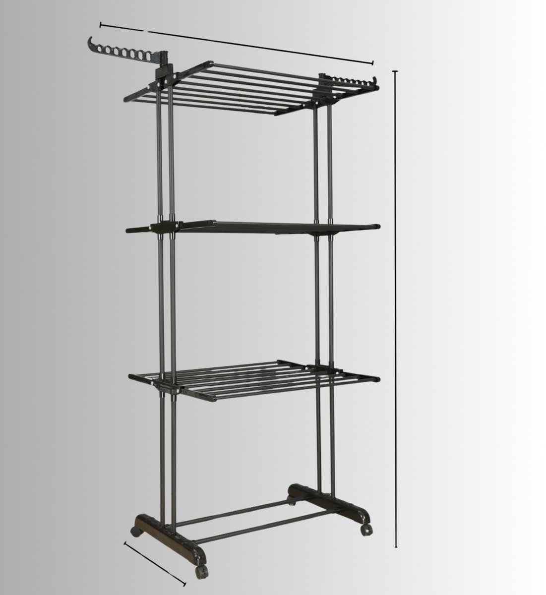 VCM Küchenwagen »Tusal«, BxH: 25 x 85 cm, Holzwerkstoff
