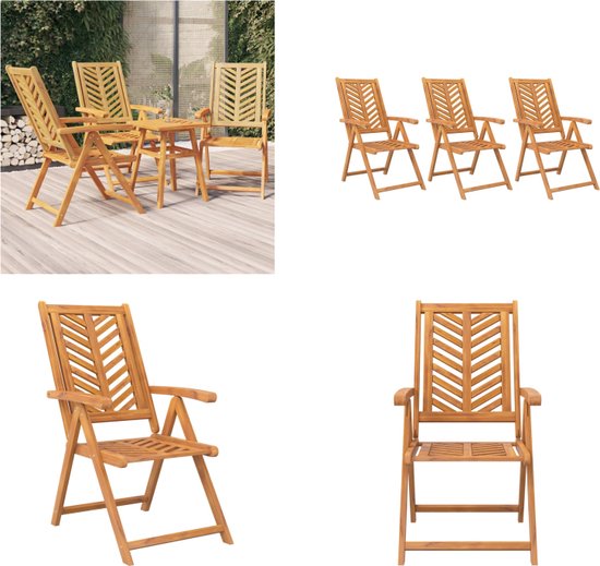 COSTWAY Adirondack Adirondack Chair van acaciahout, tuinstoel, belastbaar tot 160 kg, voor tuin, terras