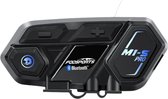 Intercom Casque Moto - Casque Moto - Interphone Moto - Communication Moto - Système Interphone Bluetooth - 2 Pièces - Bluetooth 5.0 - Technologie de Réduction du Bruit - Jusqu'à 2000M. Gamme - Max 8 pièces