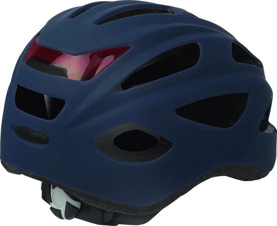 Polisport Stijlvolle stadshelm met LED-licht - Maat M - Denim matte - 17 ventilatieopeningen van Polisport — afbeelding 2