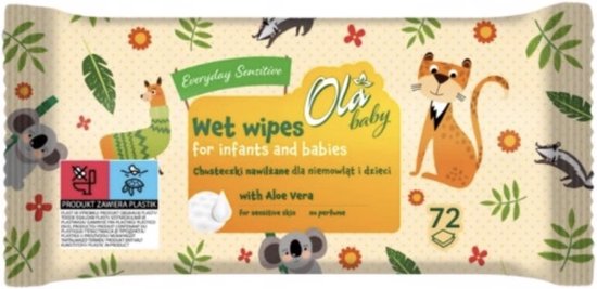 Seni Care vochtige doekjes sensitive | 68 st. (zonder plastic
