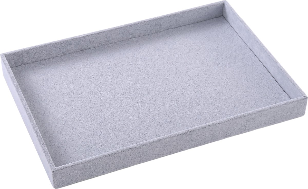 Fliex - sieradenopberger - sieraden organizer - tray voor in lade - grijs - opstapelbaar
