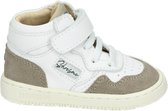 Shoesme Bn24s008 Hoge sneakers - Leren Sneaker - Jongens - Wit - Maat 20