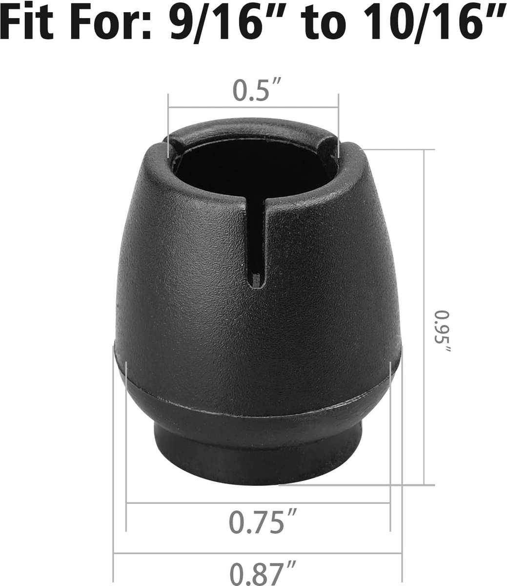 Stoel Voetbeschermers | 40-PAK| 12-16MM