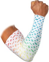 Shock Doctor Showtime Comp Calf Sleeve L White/Multi Color L