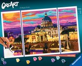 Ravensburger CreArt Sunset in Rome - Schilderen op nummer voor volwassenen