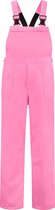Tuinbroek voor volwassenen - roze - maat 50 - carnaval / feest - verkleedkleding
