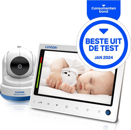 LUVION® Prestige Touch 3 - Babyfoon Met Camera - Premium Baby Monitor - Best Getest Consumentenbond Januari 2024