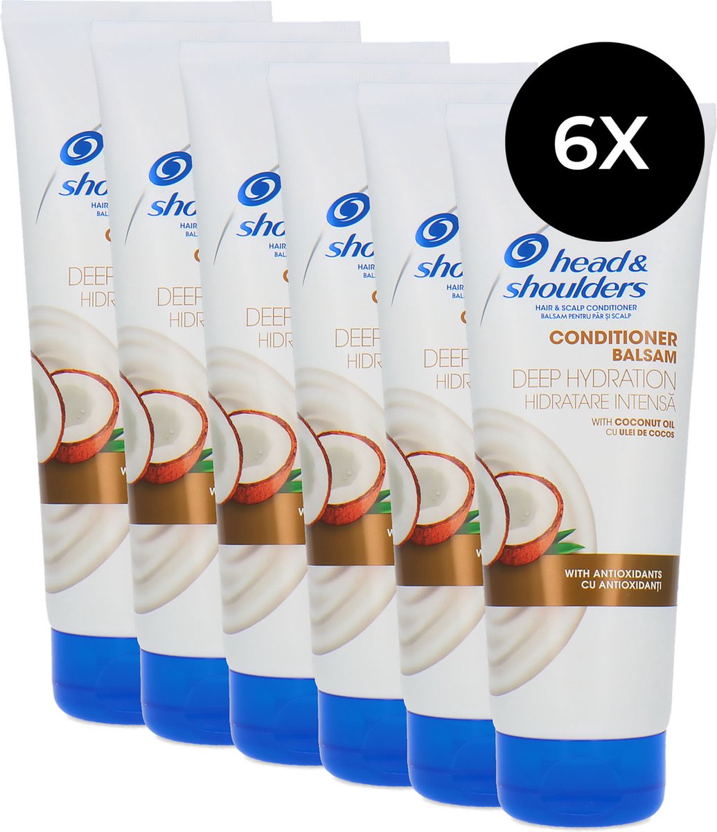Head & Shoulders Deep Hydration Conditioner 6 x 220 ml