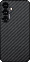 PITAKA MagEZ 4 Hoesje 600D Ultra Dun MagSafe Geschikt voor Samsung Galaxy S24 Zwart