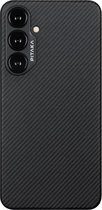 PITAKA MagEZ 4 Hoesje Geschikt voor Samsung Galaxy S24 Plus 600D Dun MagSafe Zwart