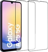 2x Geschikt voor Samsung Galaxy A25 - Screenprotector - Gehard Glas - Full GuardCover