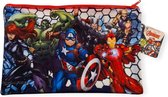 POUCH MARVEL - Trousse scolaire - 23 x 15 cm - Rentrée scolaire - Marvel Avengers