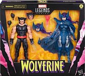 Wolverine 50th Anniversary Marvel Legends Action Figure 2-Pack Wolverine & Psylocke 15 cm