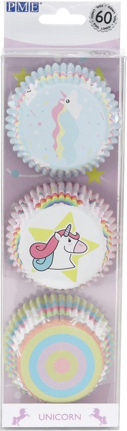 PME Cupcakevormpjes Unicorn pk/60