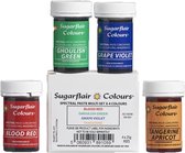 Sugarflair Sugarflair Paste Colour Mix Voedingskleurstoffen - Mix - Set/4