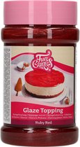 FunCakes Glaze Topping - Ruby - 375g - Koude Gelei voor Bavarois, Taarten en Desserts