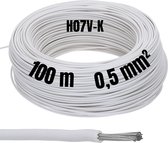 100m Lapp 4160105 Multi-Standard SC 2.1 1X0,5 wit I Hoogwaardige kabel voor betrouwbare verbindingen I PVC-isolatie