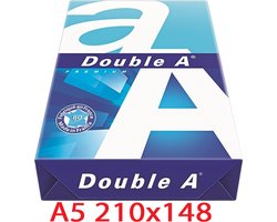 Double A - A5 Formaat - Wit - 500 vel