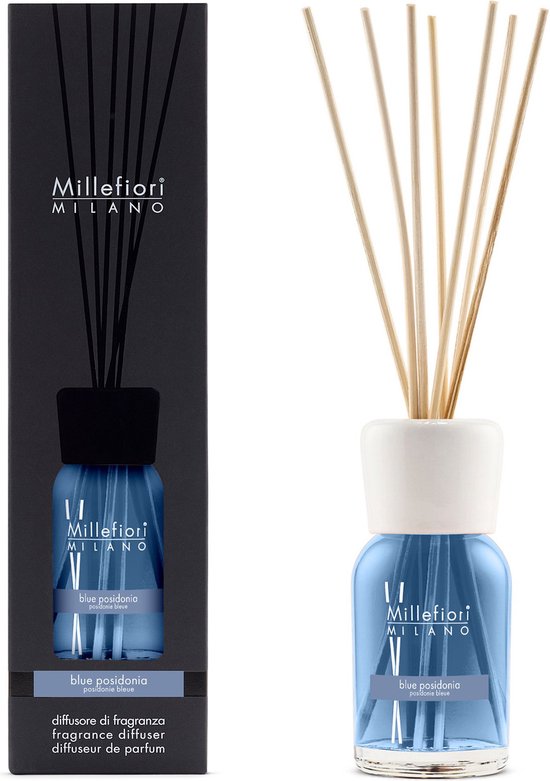 Millefiori Milano Bâtons parfumés 250 ml - Posidonie Blue