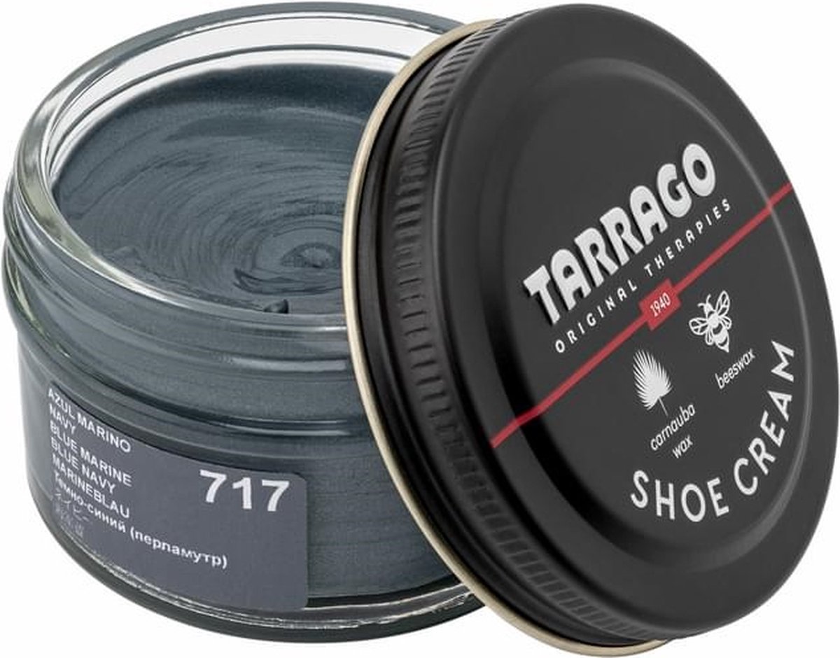 Tarrago schoencrème - 717 - marine - parelmoer - 50ml