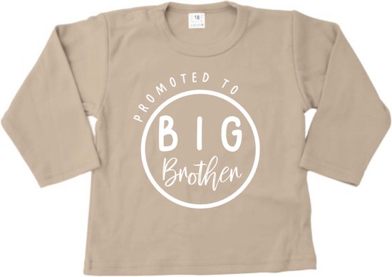 Shirt ik word grote broer-Promoted to Big Brother-Maat 104