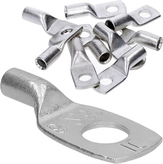 Kalitec HR2-6 Handelsüblicher Rohrkabelschuh 2,5 mm² M6 Kalitec HR2-6 Handelsüblicher Rohrkabelschuh 2,5 mm² M6
