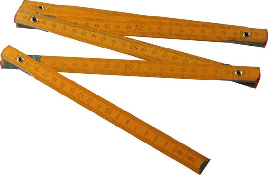 Mètre pliant en bois SW-Stahl 72400L