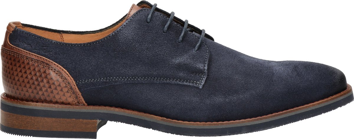 VANLIER - Heren Schoenen Amalfi - Blauw - Maat 40