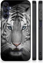 GSM Hoesje Geschikt voor Samsung Galaxy A15 Mobiel TPU Hardcase met Zwarte rand Tijger