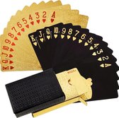 Luxe Premium Waterdichte Speel Kaarten Voor Pokeren Kaart Spellen - Perfect Voor Families Spel Avonden - Zwart