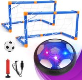 Zweefvoetbal - Set - Oplaadbaar - LED Licht - Air Soccer - Hover Voetbal - Air Voetbal - Indoor Speelgoed - Voor Kinderen - Voetbal