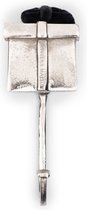 Rivièra Maison Lovely Gift Hook Kleding en jassenhaak - Aluminium - XL Handdoekhaakje - Kapstokhaak - 20cm x 7,5cm