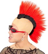 Widmann - Costume Punk & Rock - Cockscomb Billy Glijdol Rouge - Rouge - Vêtements de Déguisements - Déguisements