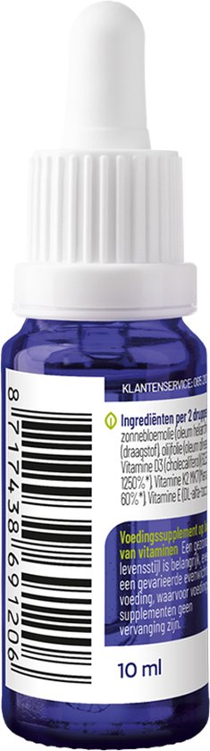 VitaKruid Vitamine D3 & K2 10 ml