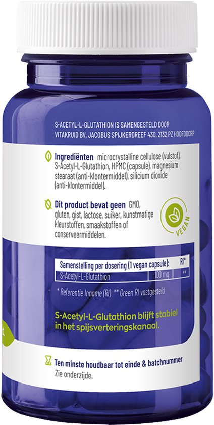 Vitakruid S-Acetyl-L-Glutathion 90 vegicaps - Vitakruid